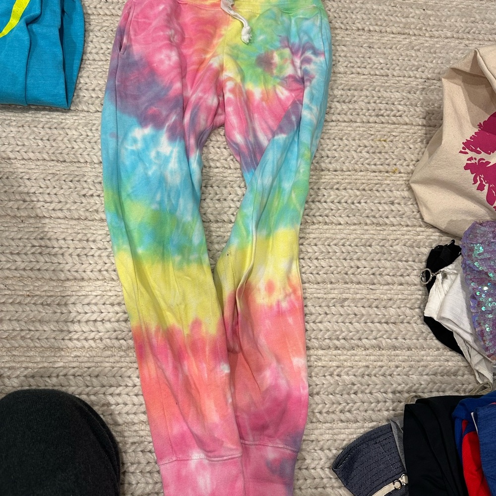 Colorful Tie-Dye Kids Bottoms